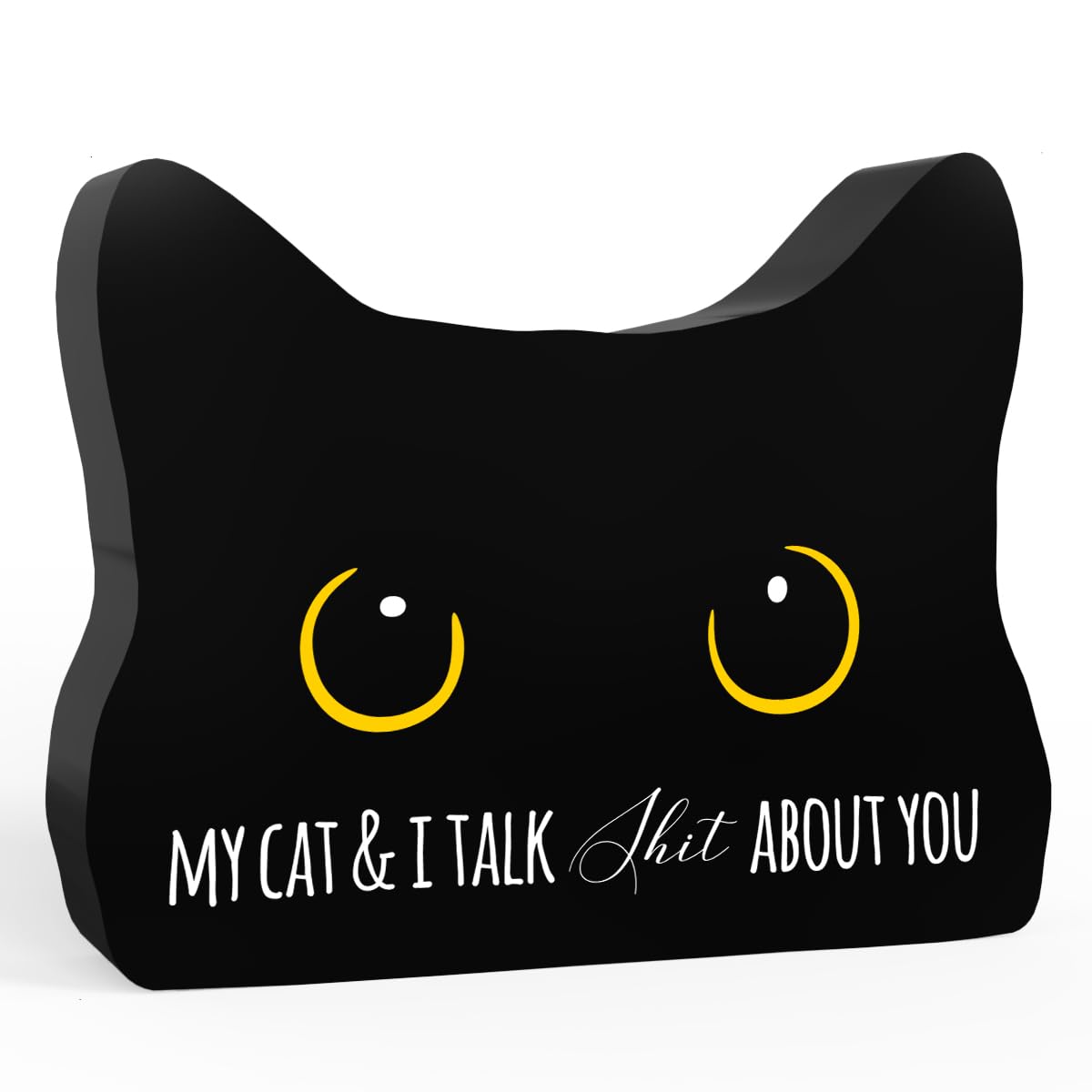 Black Cat Decor Halloween Cat Bathroom Decor Are You Pooping Funny Bathroom Acrylic Decors Sign Cat for Home Bathrooms Cats Lover Gifts For Women Men Halloween Christmas