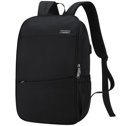 MAXTOP Deep Storage Laptop Backpack with USB Charging Port[Water Resistant] College Computer Bookbag Fits 15 Inch Laptop Black