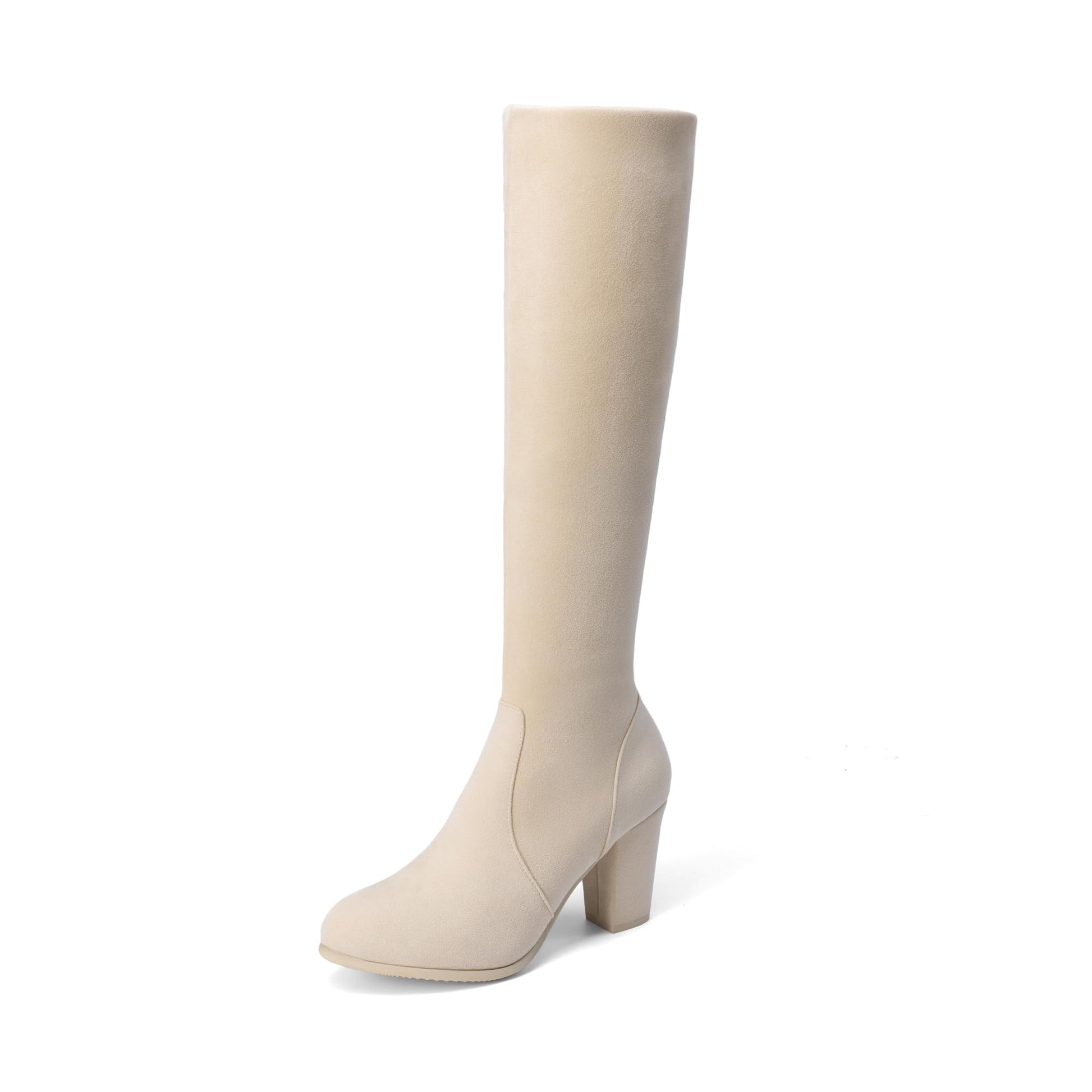 DREAM PAIRS Women's Chunky Heel Knee High Boots