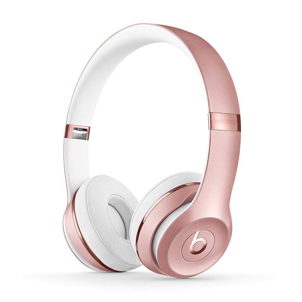 Beats Solo3 Wireless On-Ear Headphones - Apple W1 Headphone Chip, Class 1 Bluetooth, 40 Hours of Listening Time, Built-in Microphone - Black