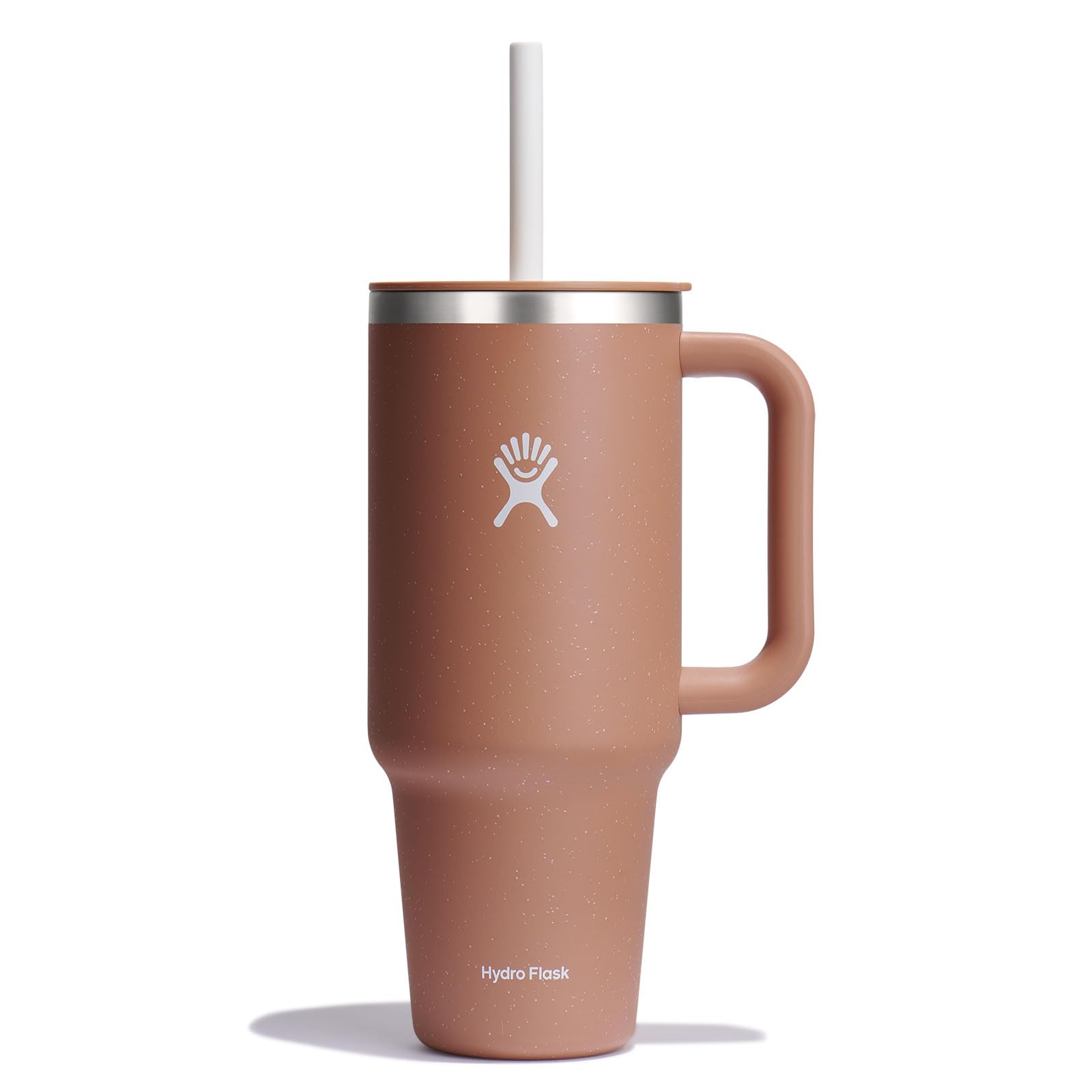Hydro Flask 32 Oz Travel Tumbler with Handle, Lid and Straw - Insulated Stainless Steel in Holiday Punch