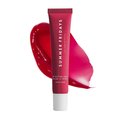 Summer Fridays Tinted Lip Butter Balm - Conditioning Vegan Lip Balm for Instant Moisture, Shine & Hydration - Sheer-Tinted, Soothing Skincare - Pink Sugar (.5 Oz)