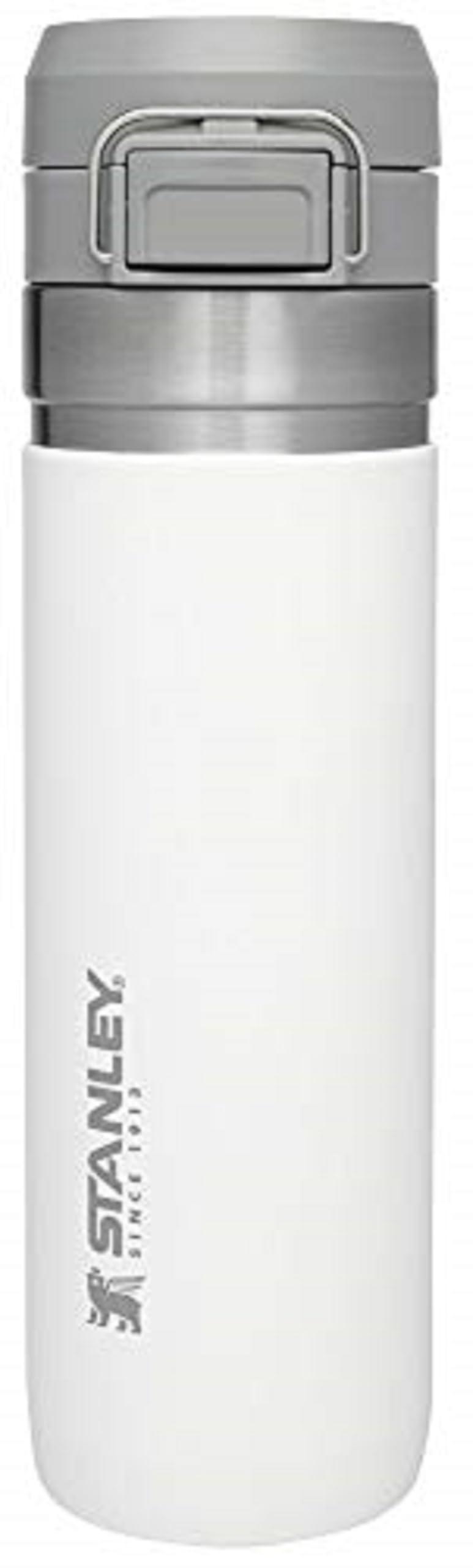 Stanley Quick Flip GO Water Bottle 24 oz | Push Button Lid | Leakproof and Packable for Travel and Sports | Insulated Stainless Steel | BPA-Free | Azure