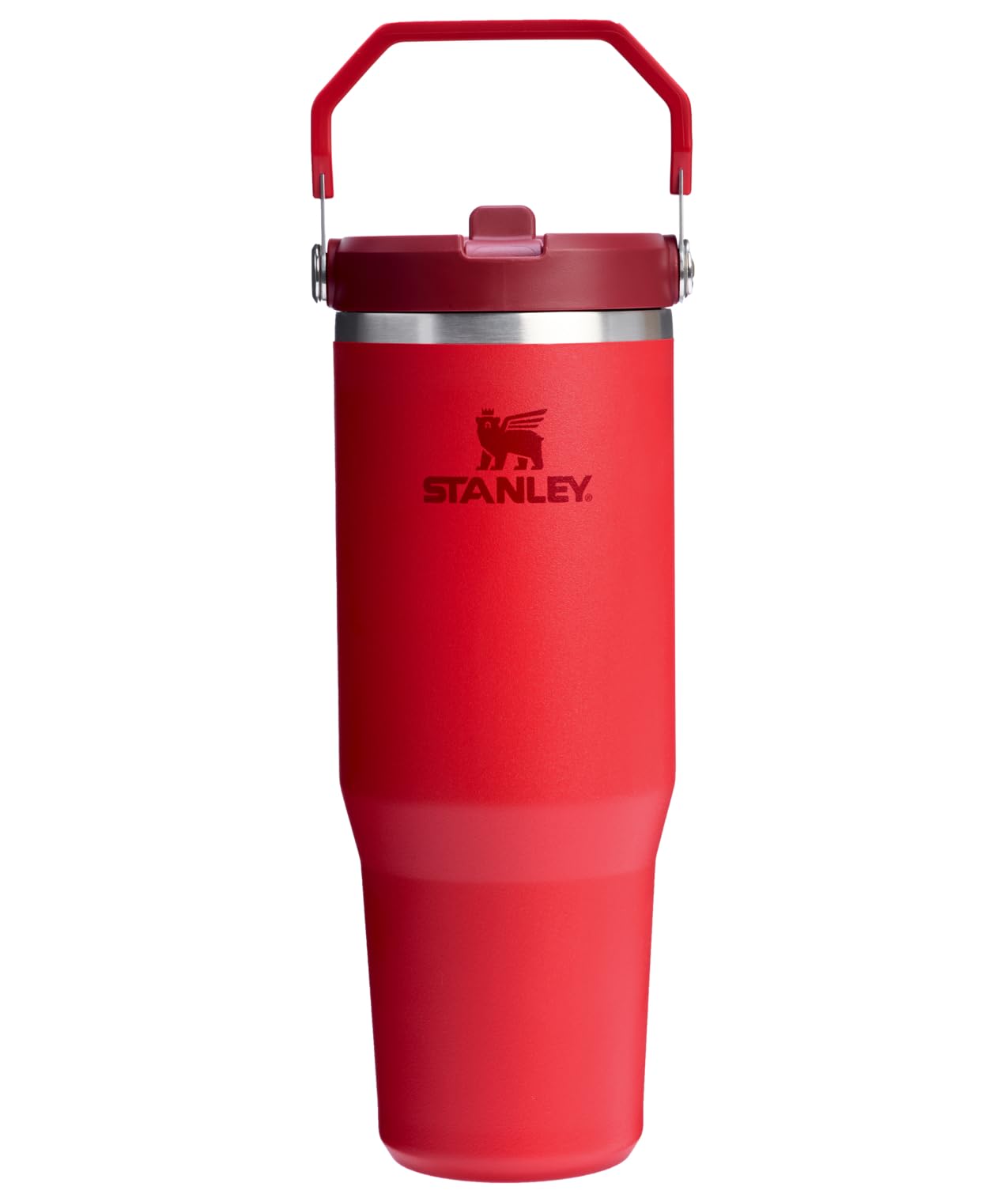 Stanley IceFlow Flip Straw Tumbler with Handle 30 oz | Twist On Lid and Flip Up Straw | Leak Resistant Water Bottle | Insulated Stainless Steel |BPA-Free | Lilac