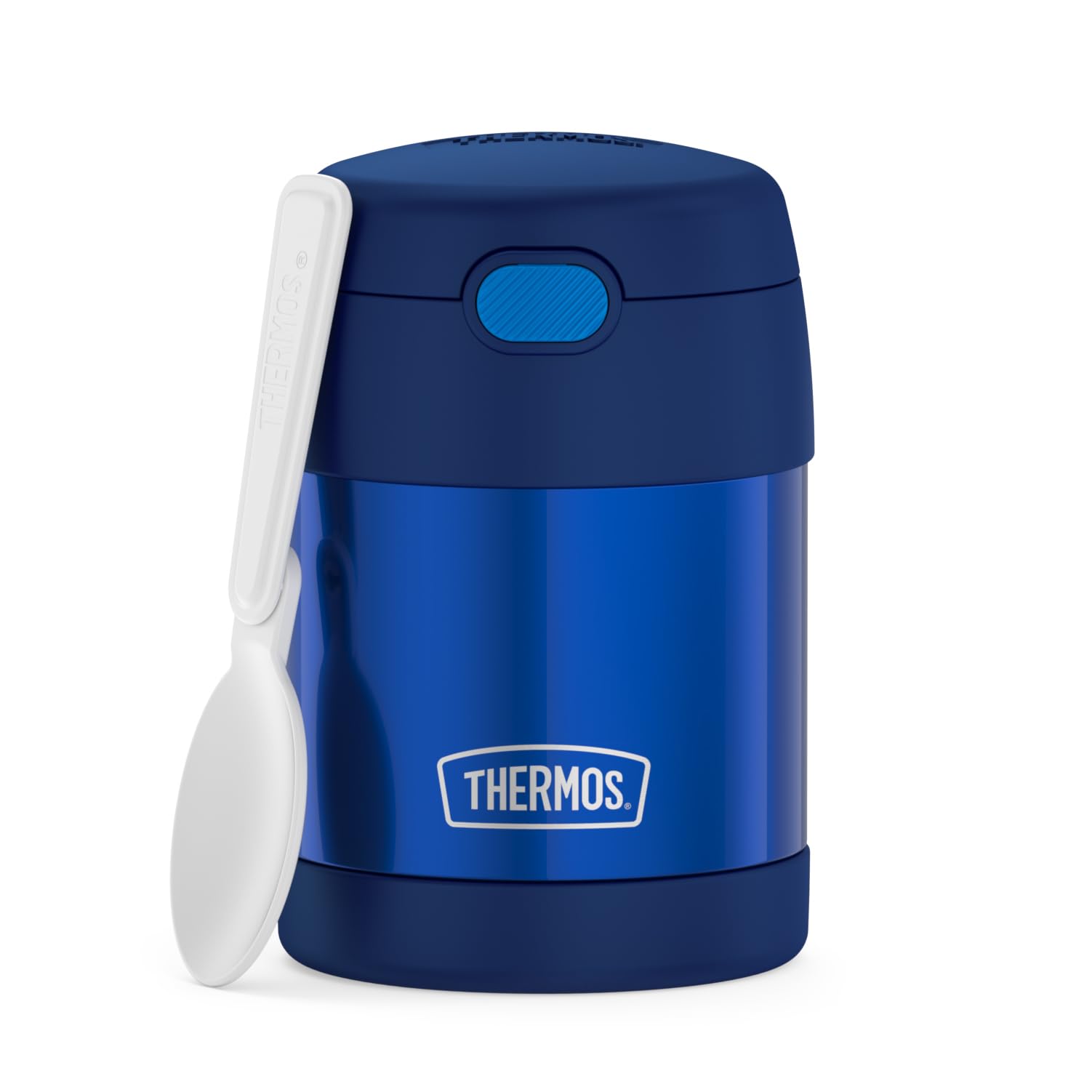 THERMOS FUNTAINER Insulated Food Jar – 10 Ounce – Kid Friendly Food Jar with Foldable Spoon, Minecraft