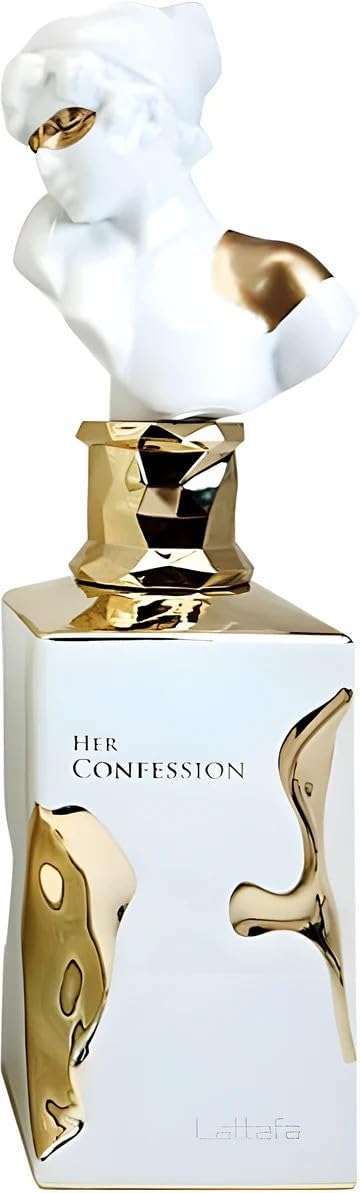 Lattafa Her Confession - Vanilla, Floral, Amber, Musk - Eau de Parfum Long-Lasting Fragrance for Women, 3.40 Ounce / 100 ml