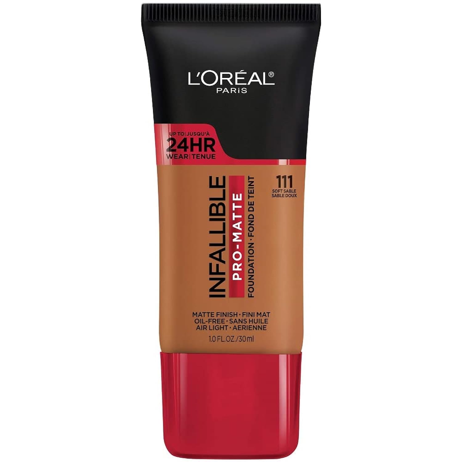 L'Oreal Paris Makeup Infallible Pro-Matte Liquid Longwear Foundation, 105 Natural Beige, 1 fl; oz.