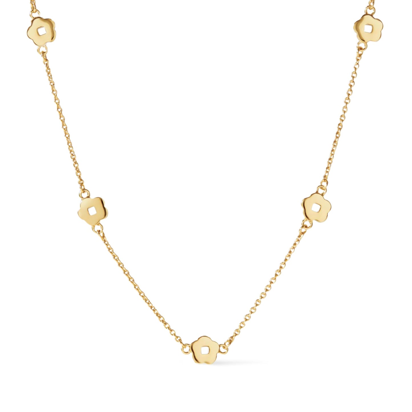 Ana Luisa Jewelry Gold Plated Chain Necklaces for Women - Assorted 14K Gold Plated Styles, Hypoallergenic Jewelry - Dainty Layering Trendy Styles with Herringbone & Paperclip Designs - Gifts for Women