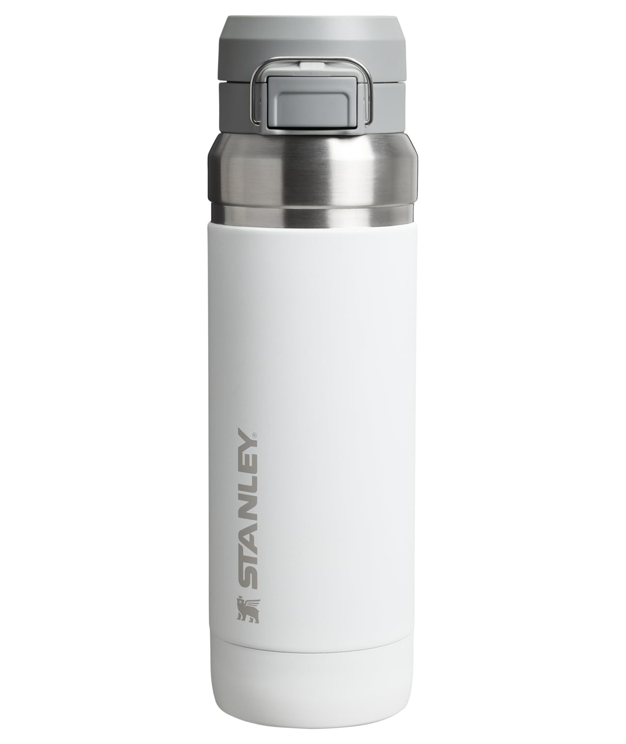 Stanley Quick Flip GO Water Bottle 24 oz | Push Button Lid | Leakproof and Packable for Travel and Sports | Insulated Stainless Steel | BPA-Free | Azure
