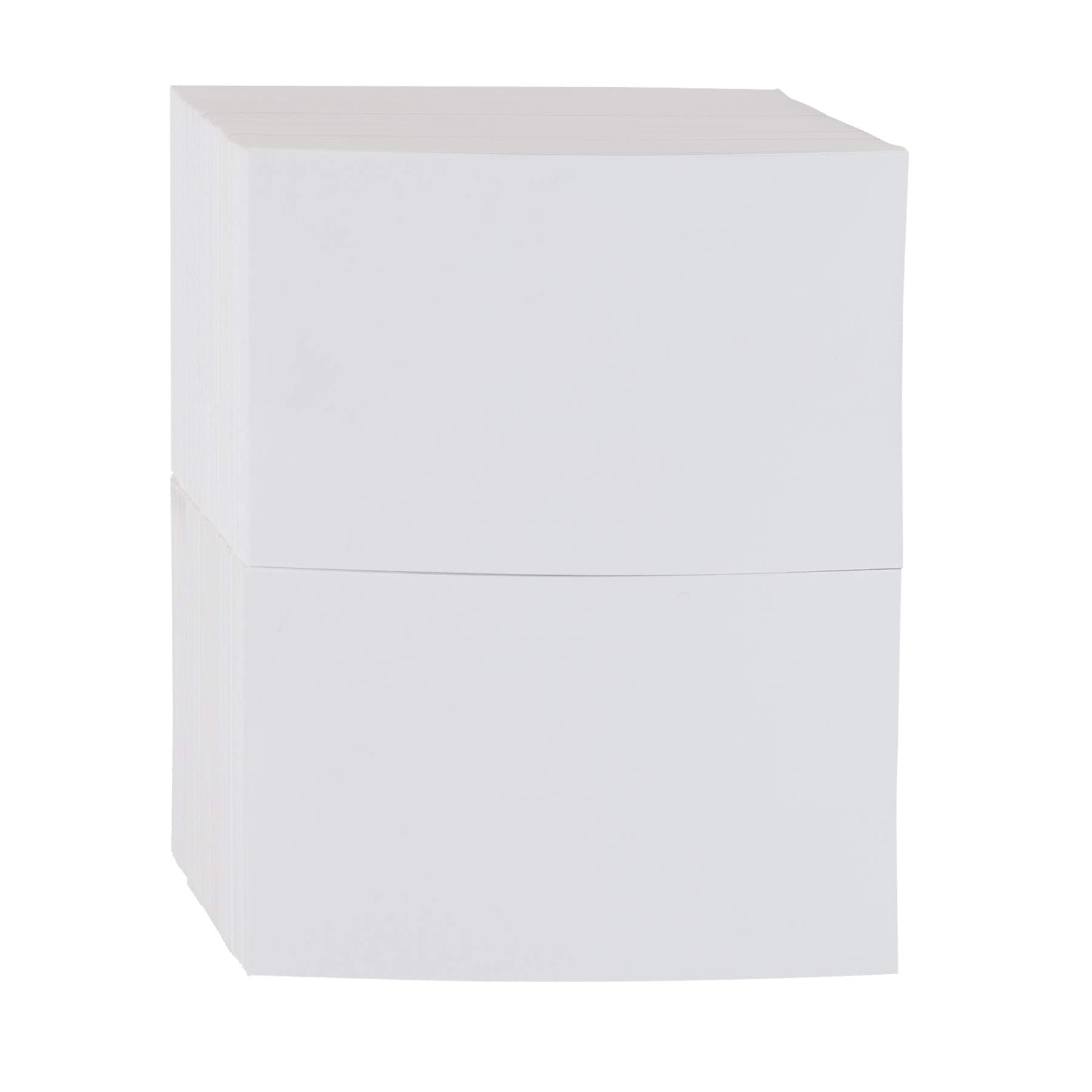 Amazon Basics Paper Flash Ruled Index Note Cards, Heavy Weight, White, 3 x 5 Inch Card, 300 Count, 100 Pack of 3