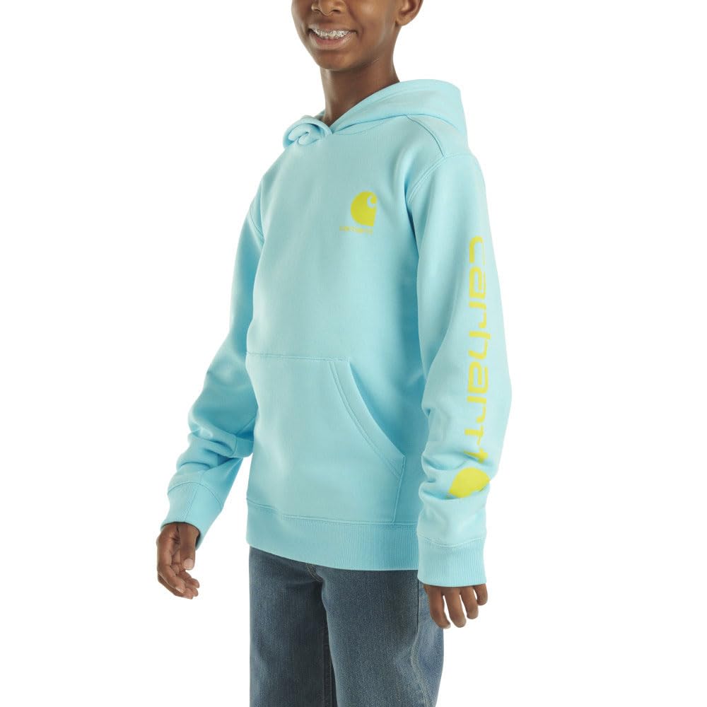 Carhartt Kid's CA6549 Long-Sleeve Graphic Sweatshirt - Boys