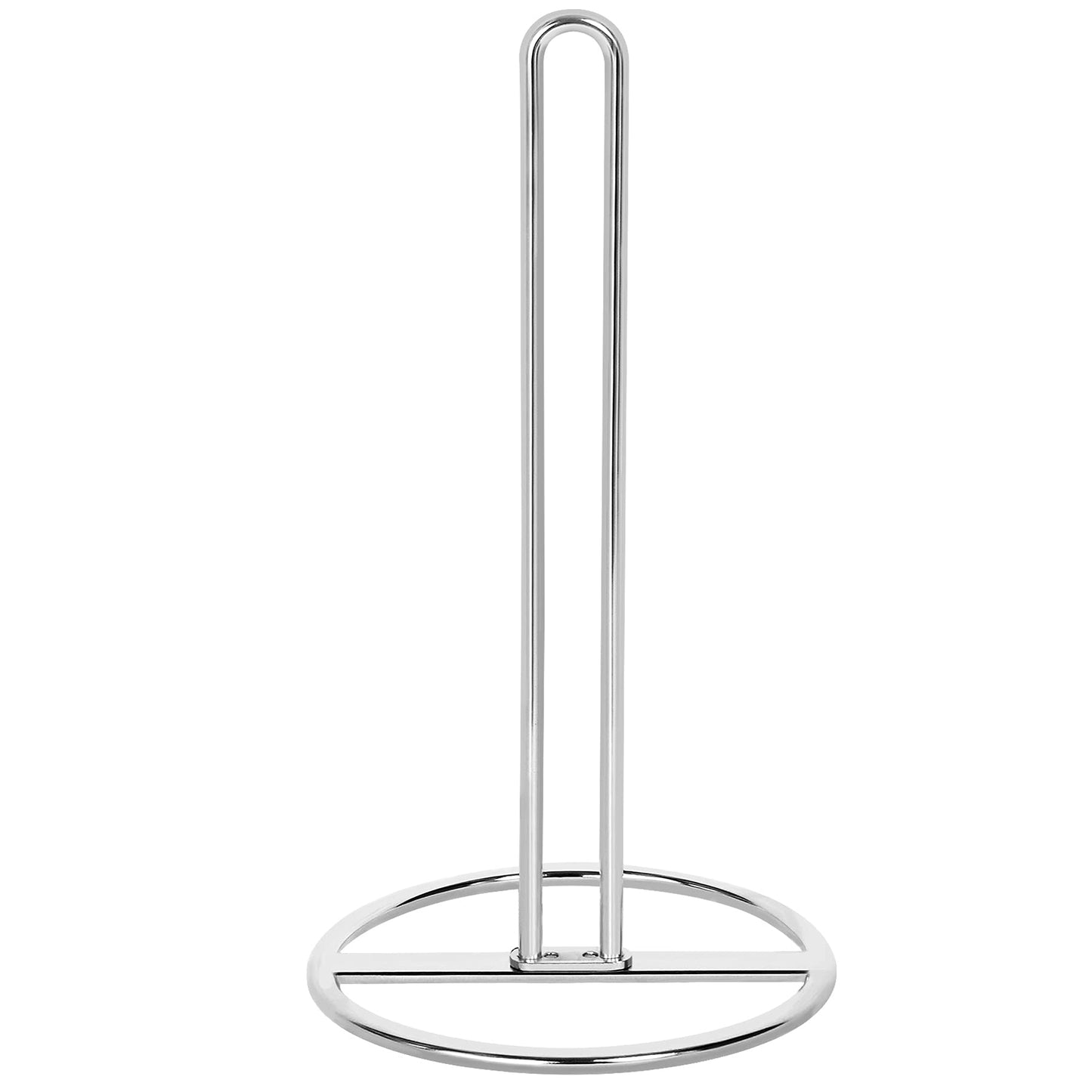 Paper Towel Holder Countertop, OBODING, Kitchen Paper Towel Stand Holder for Kitchen Organization and Storage, Paper Towel Holders for Standard and Large Size Rolls (Black)