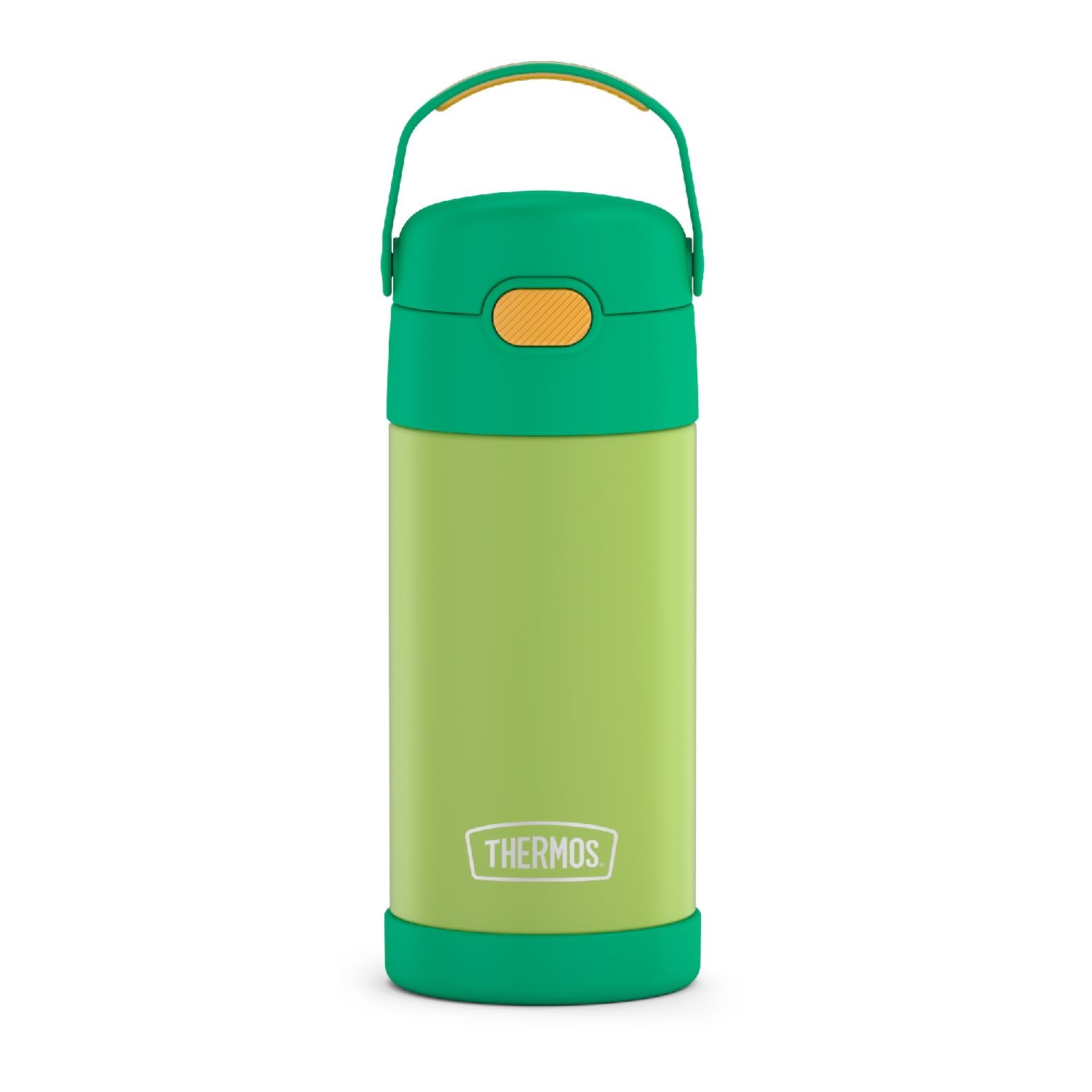 THERMOS FUNTAINER Water Bottle with Straw - 12 Ounce - Kids Stainless Steel Vacuum Insulated Water Bottle with Lid, Mod Flowers