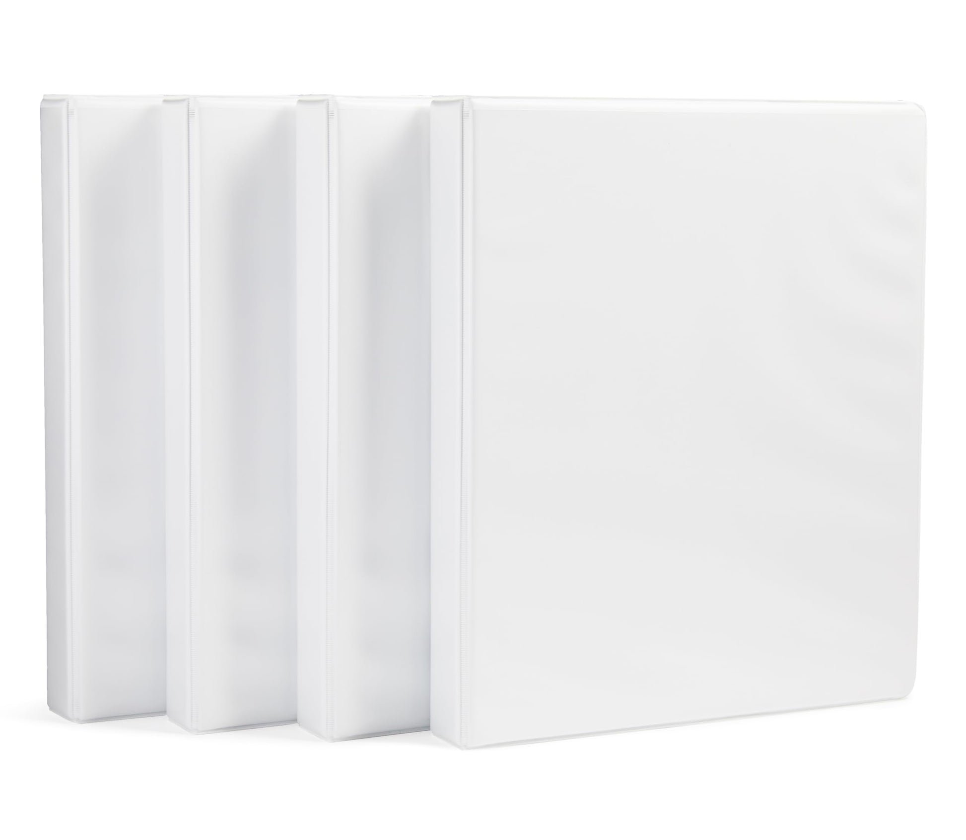 Amazon Basics 3-Ring Binder, 1-Inch - White 1 Pack