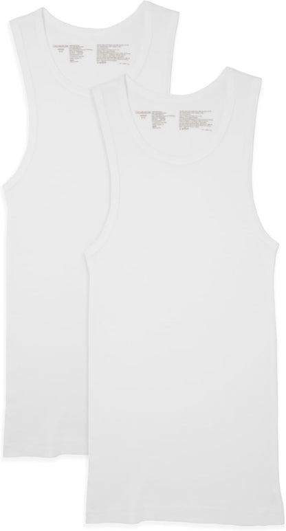 Calvin Klein Boys' Cotton Tank Top Undershirt Multipack