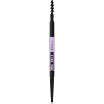 Maybelline Express Brow Ultra Slim Eyebrow Makeup, Brow Pencil with Precision Tip and Spoolie for Defined Eyebrows, Soft Brown, 1 Count