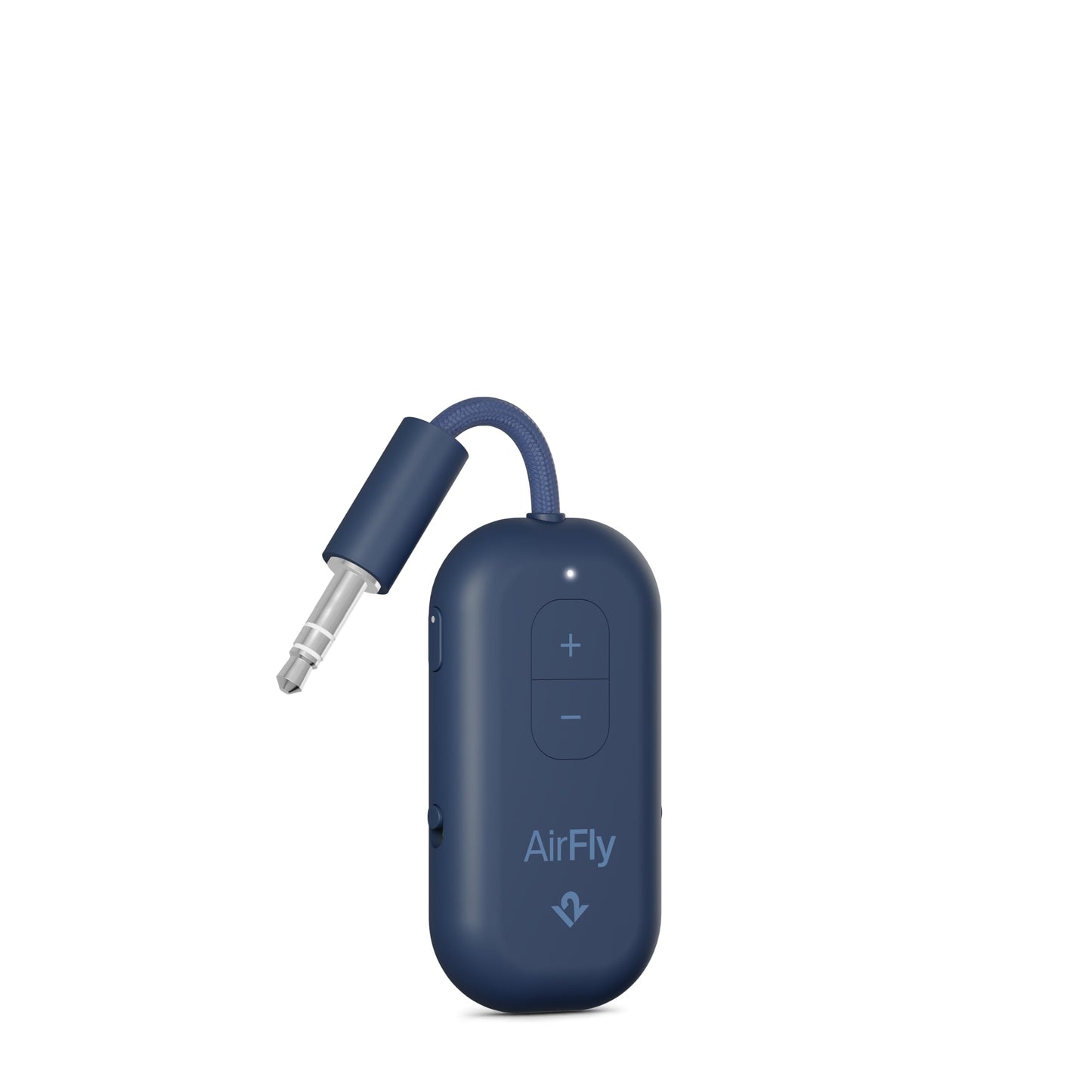 AirFly Pro 2 Deluxe – Bluetooth Adapter for Airplane, Pair 2 AirPods or Wireless Headphones – 3.5mm AUX Bluetooth Transmitter/Receiver for Cars, Boats, Treadmills, TVs – Airplane Travel Essentials