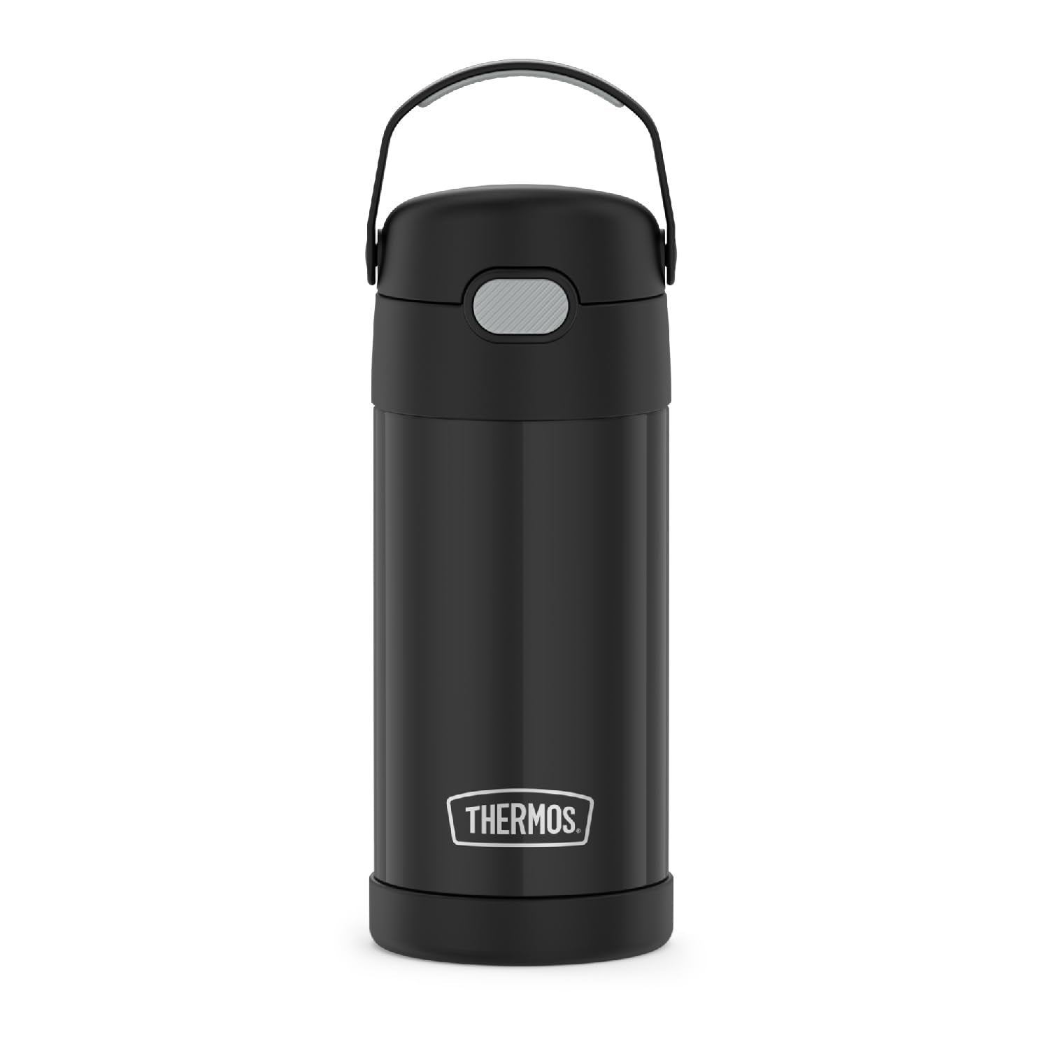THERMOS FUNTAINER Water Bottle with Straw - 12 Ounce - Kids Stainless Steel Vacuum Insulated Water Bottle with Lid, Mod Flowers