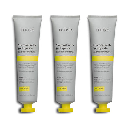 Boka Fluoride Free Toothpaste Nano Hydroxyapatite, Helps Remineralize, Appropriate for Sensitive Teeth, Whitening - for Adult, Kids Oral Care - Ela Mint Flavor, 4 Fl Oz 1Pk US Manufactured