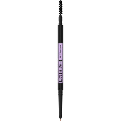 Maybelline Express Brow Ultra Slim Eyebrow Makeup, Brow Pencil with Precision Tip and Spoolie for Defined Eyebrows, Soft Brown, 1 Count