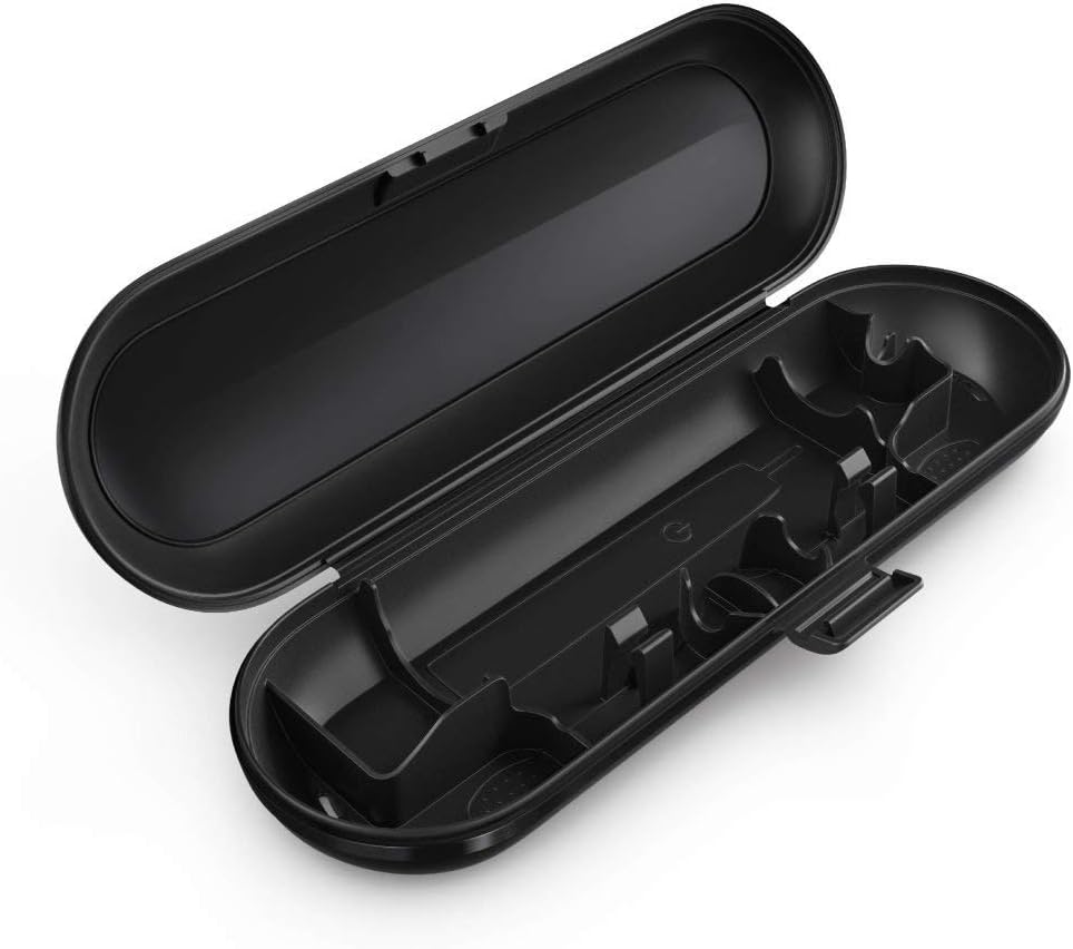 Philips Sonicare ProtectiveClean 6100 Rechargeable Electric Toothbrush, with Pressure Sensor, 3 Cleaning Modes, SmarTimer and QuadPacer, 14-Day Battery Life, Travel Case, Deep Purple, Model HX6471/03