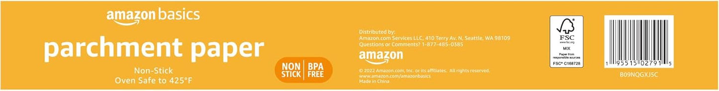 Amazon Basics Plastic Wrap, 200 Sq Ft, Pack of 1