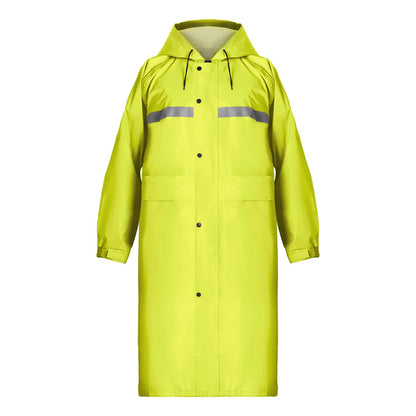 Coralrain Long Hooded Raincoat Safety Waterproof Emergency Rain Jacket Poncho for Men Women Adults
