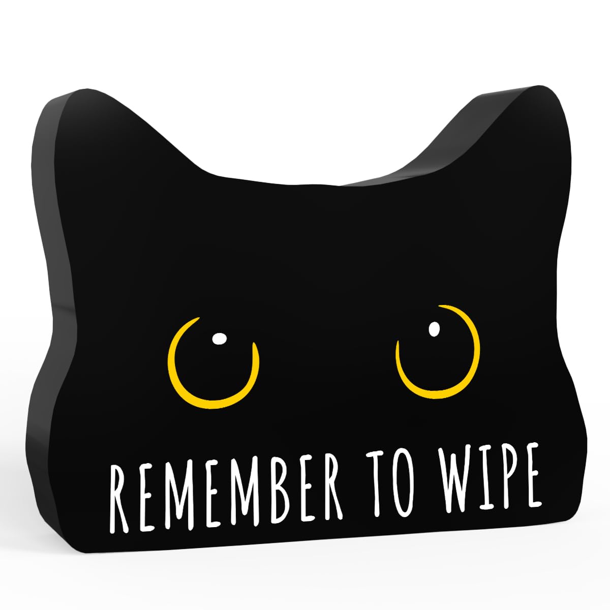 Black Cat Decor Halloween Cat Bathroom Decor Are You Pooping Funny Bathroom Acrylic Decors Sign Cat for Home Bathrooms Cats Lover Gifts For Women Men Halloween Christmas