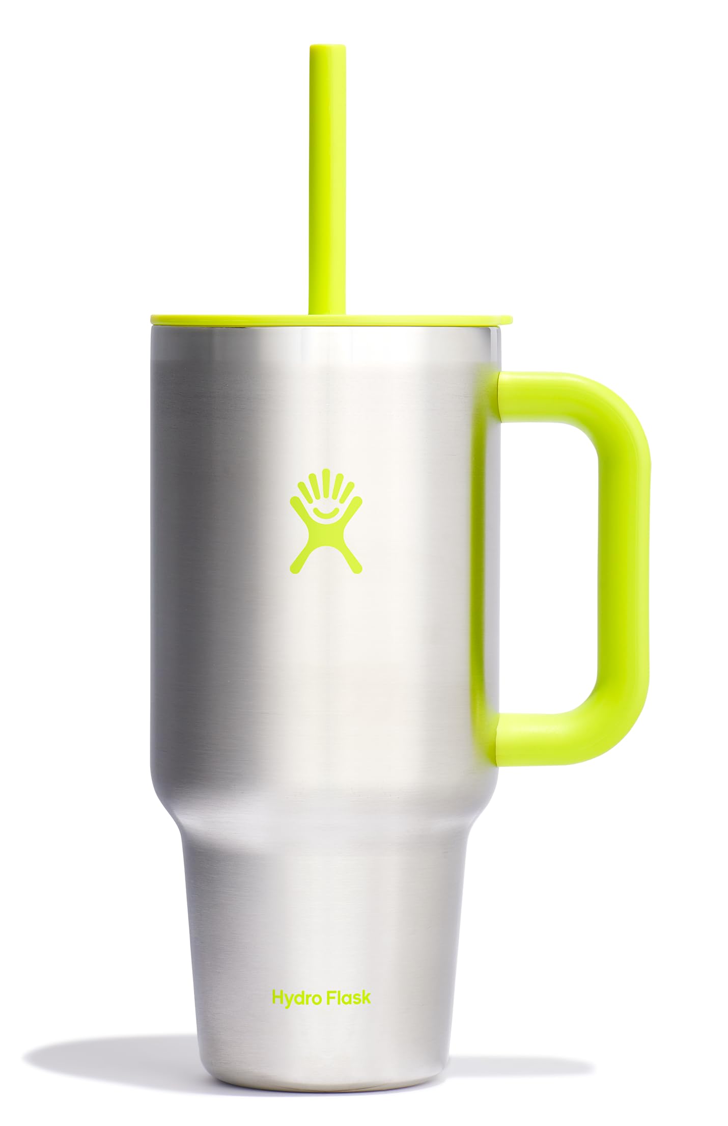 Hydro Flask 32 Oz Travel Tumbler with Handle, Lid and Straw - Insulated Stainless Steel in Holiday Punch