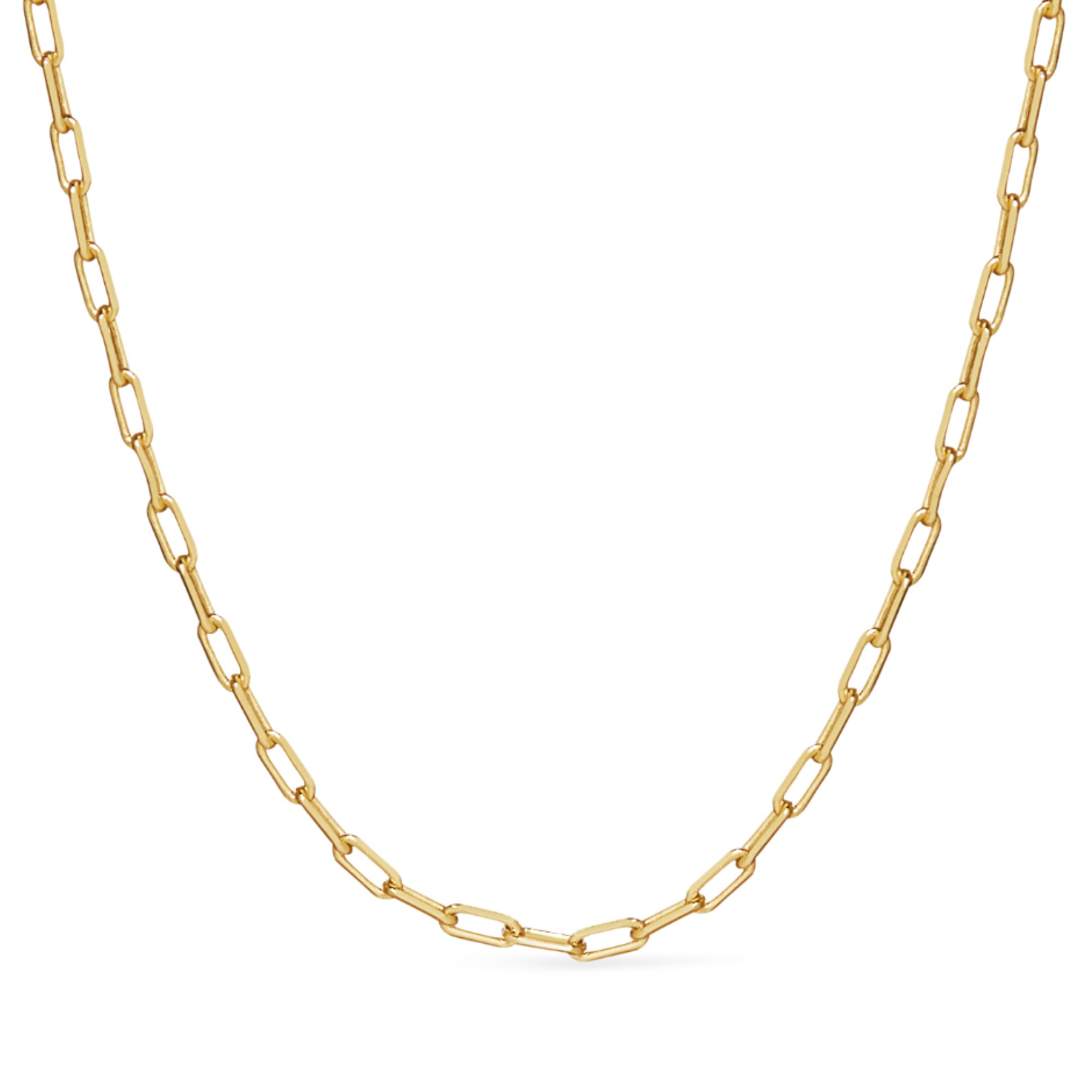 Ana Luisa Jewelry Gold Plated Chain Necklaces for Women - Assorted 14K Gold Plated Styles, Hypoallergenic Jewelry - Dainty Layering Trendy Styles with Herringbone & Paperclip Designs - Gifts for Women
