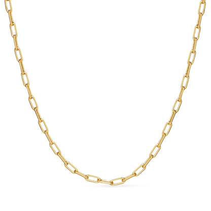 Ana Luisa Jewelry Gold Plated Chain Necklaces for Women - Assorted 14K Gold Plated Styles, Hypoallergenic Jewelry - Dainty Layering Trendy Styles with Herringbone & Paperclip Designs - Gifts for Women