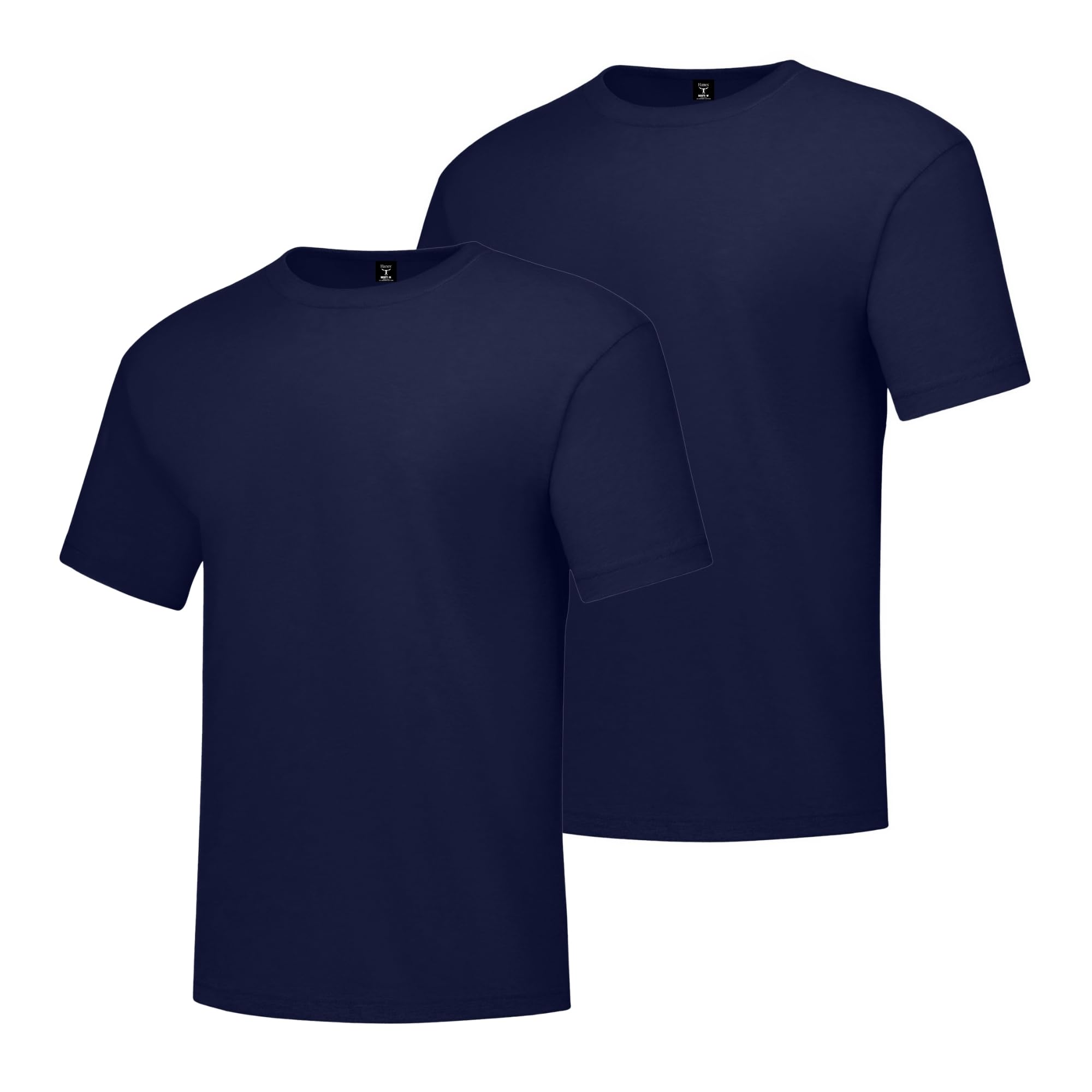 Hanes Men's Beefy-t T-Shirt, Heavyweight Cotton Tee, 1 Or 2 Pack, Big & Tall