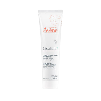 Avène Cicalfate+ Restorative Protective Cream, postbiotic skincare for sensitive skin, helps restore skin barrier, face and body, safe for infants, children and adults