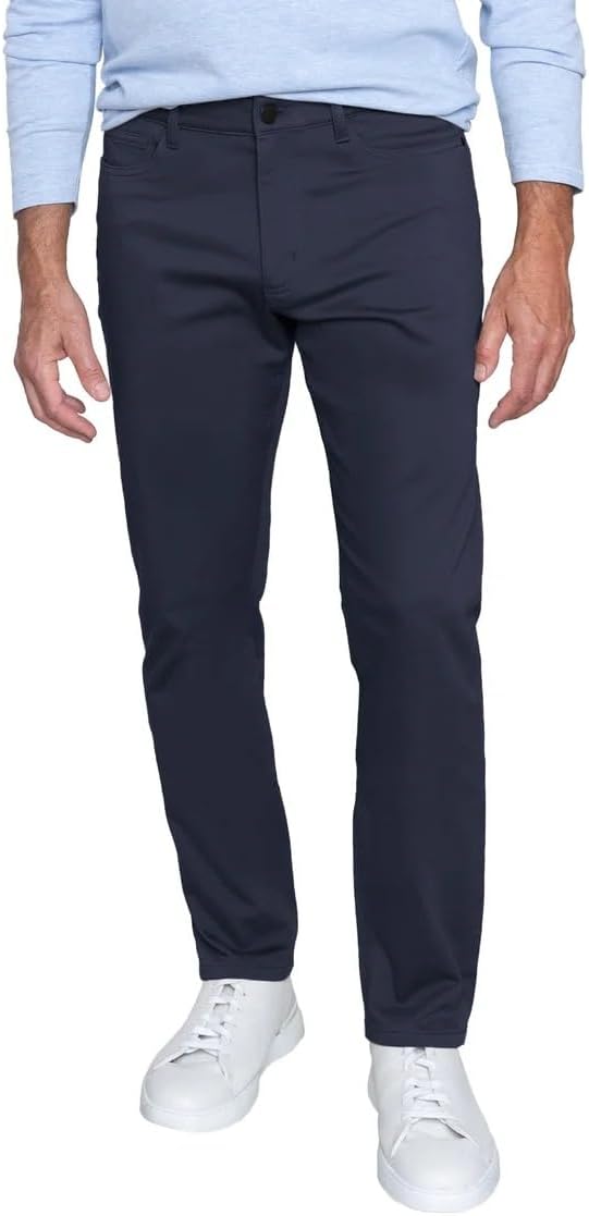 English Laundry Men’s 4 Way Stretch Fabric Straight Fit Midweight Pant