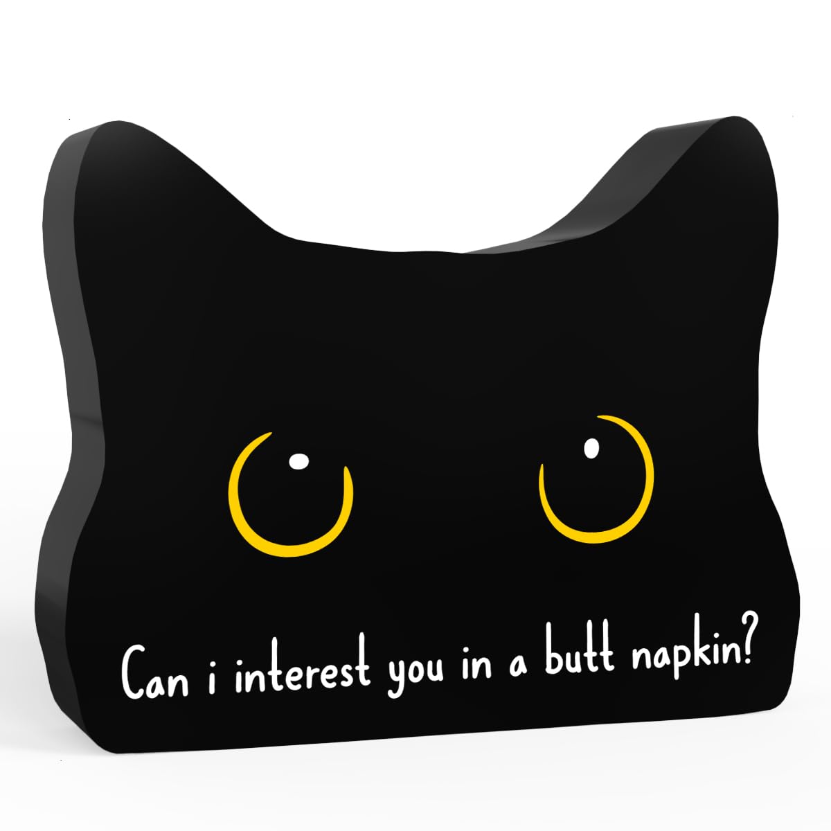 Black Cat Decor Halloween Cat Bathroom Decor Are You Pooping Funny Bathroom Acrylic Decors Sign Cat for Home Bathrooms Cats Lover Gifts For Women Men Halloween Christmas