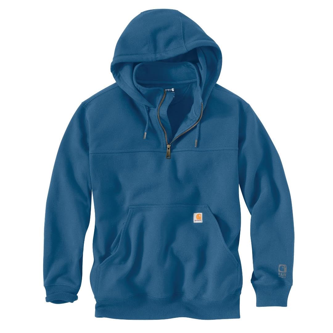 Carhartt mens Rain Defender Loose Fit Heavyweight Quarter-zip Sweatshirt