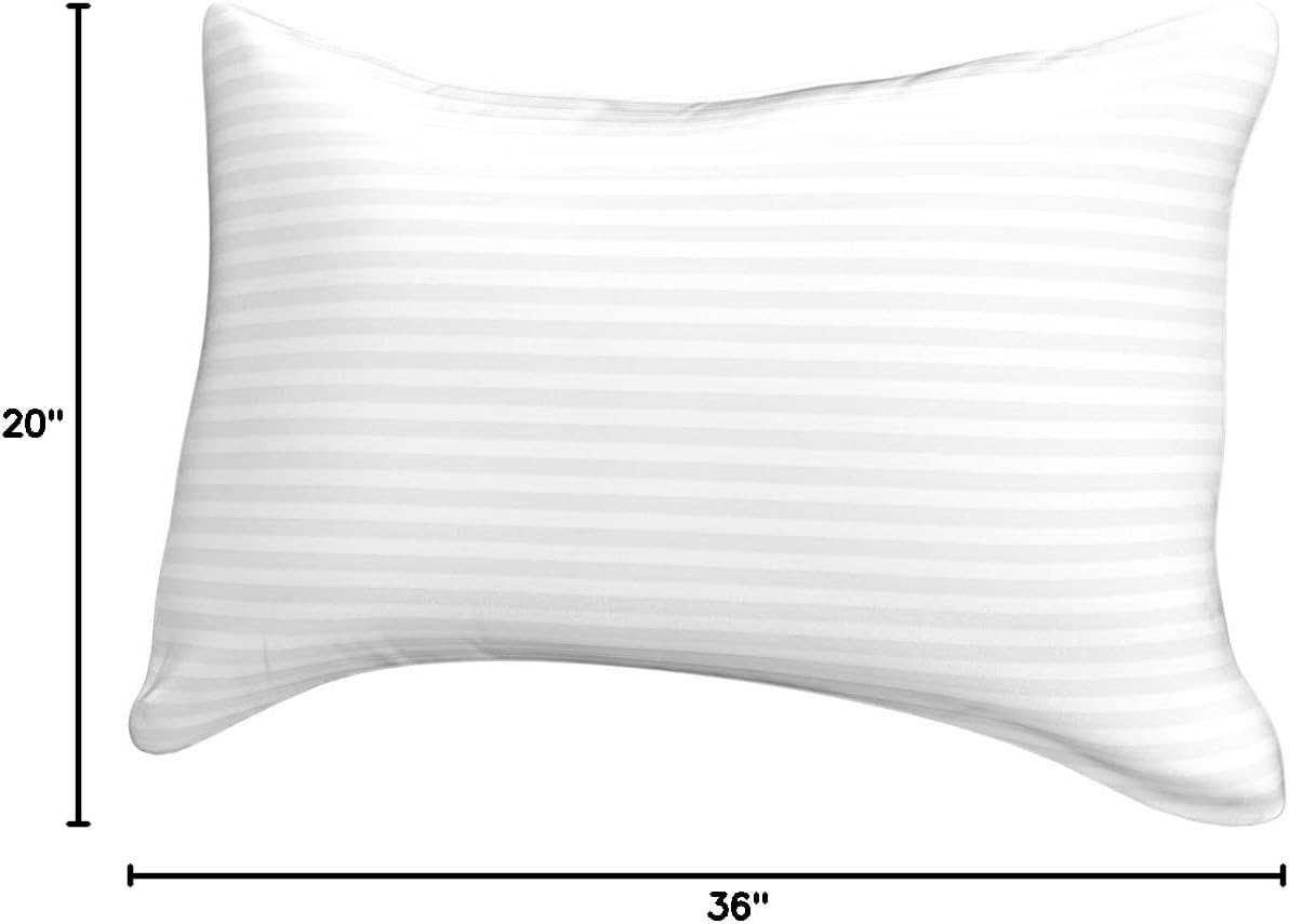 Beckham Hotel Collection Bed Pillows King Size Set of 2 - Down Alternative Pillow for Back, Stomach or Side Sleepers