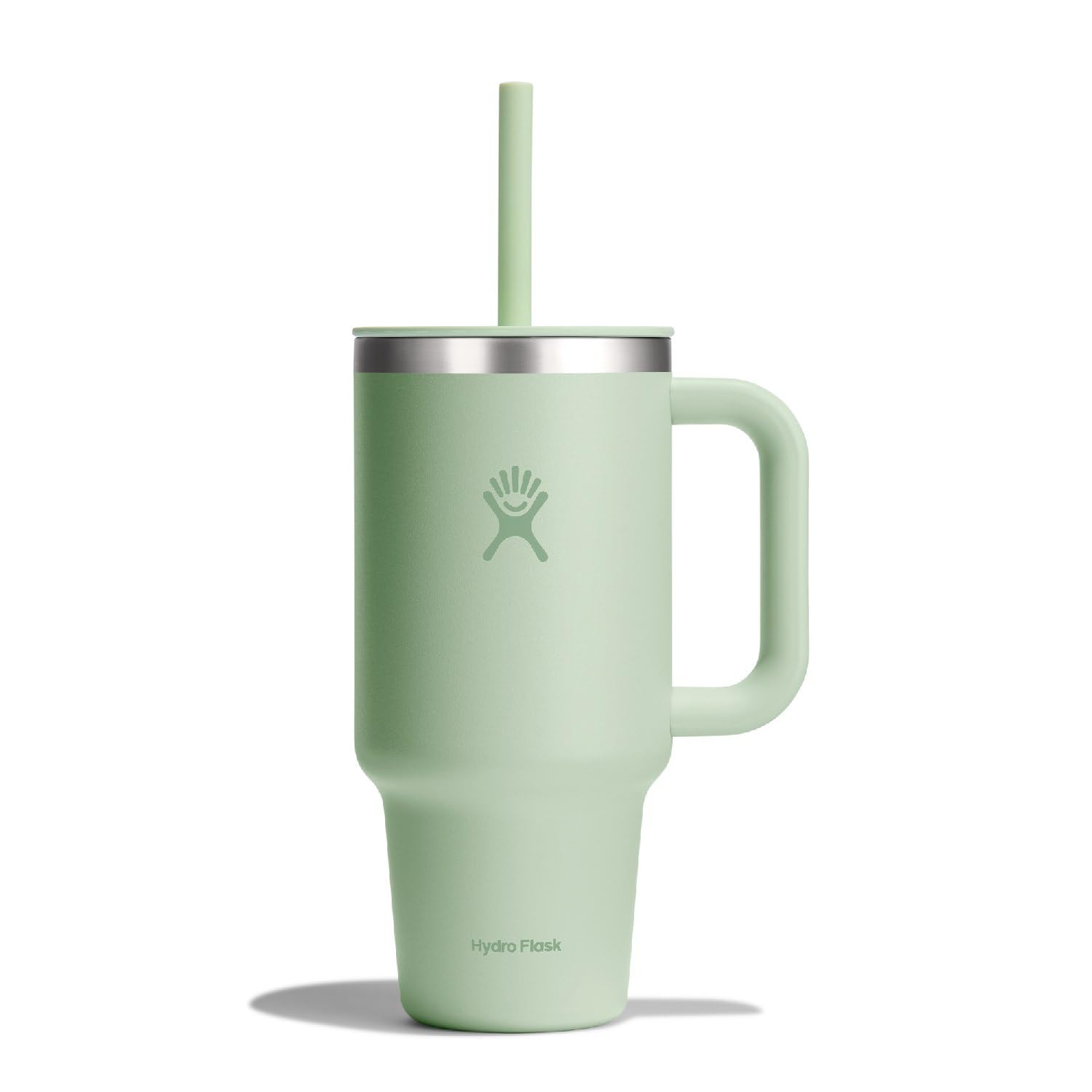 Hydro Flask 32 Oz Travel Tumbler with Handle, Lid and Straw - Insulated Stainless Steel in Holiday Punch