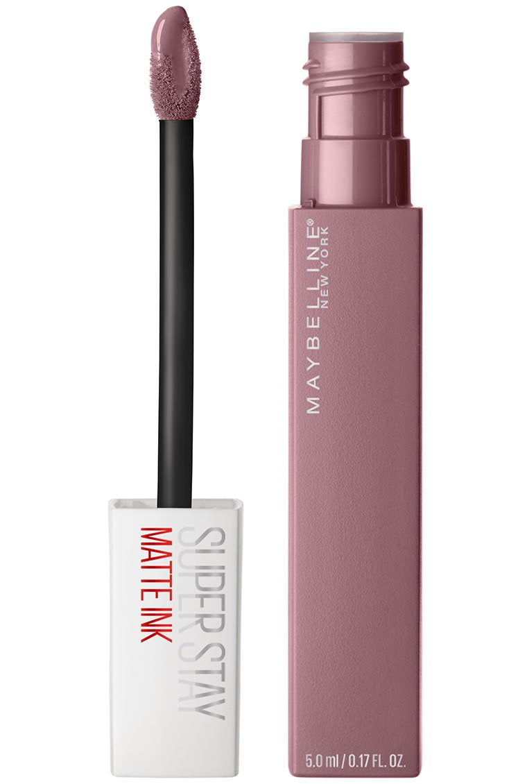 Maybelline Super Stay Matte Ink Liquid Lipstick Makeup, Long Lasting High Impact Color, Up to 16H Wear, Seductress, Light Rosey Nude, 1 Count