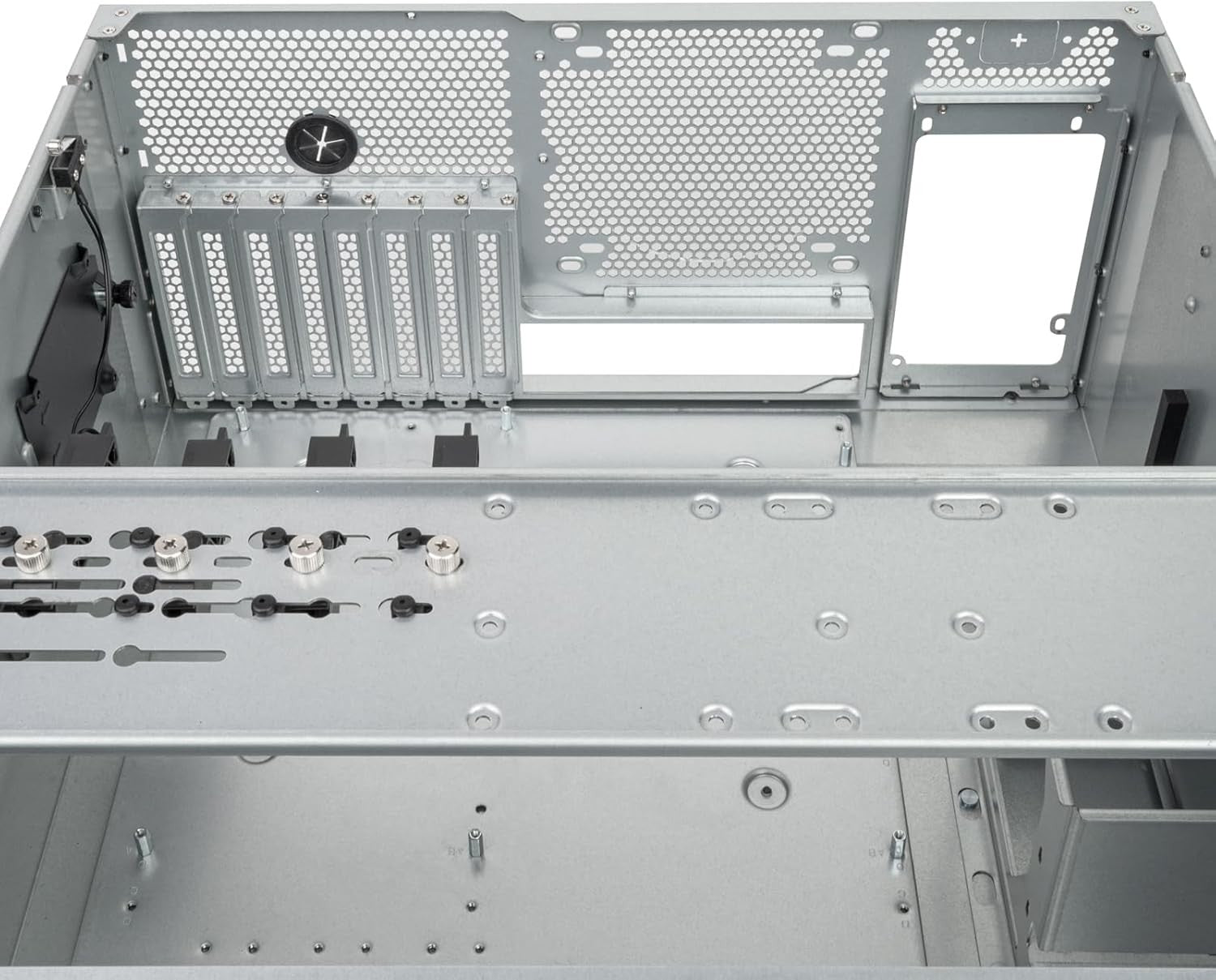 Silverstone RM52 5U Rackmount Server Chassis, Dual 360mm Liquid Cooling Capabil