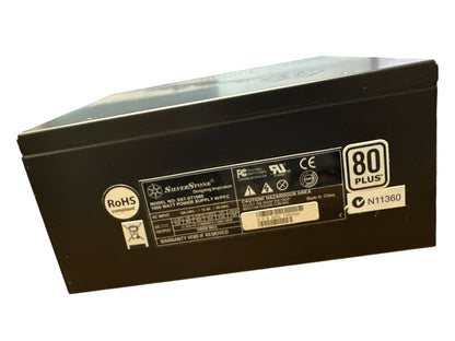 Silverstone PSU 1000W, 80 Plus, Fully Modular Power Supply SST-ST1000 (Black)