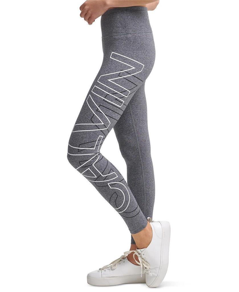 Calvin Klein Women's Performance 7/8 Length High-Rise Logo Leggings, Gray, XS