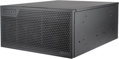 Silverstone RM52 5U Rackmount Server Chassis, Dual 360mm Liquid Cooling Capabil