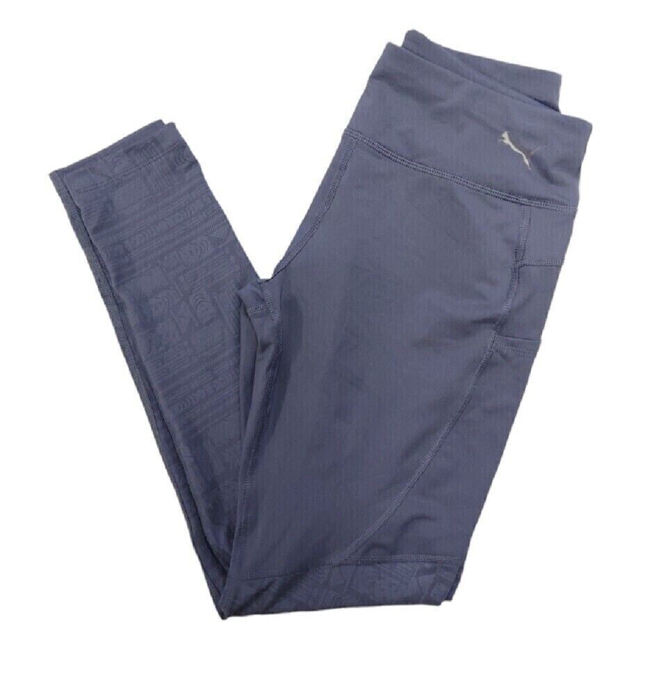 Puma Women's Printed Graphic Tights, BLUE INDIGO, Small