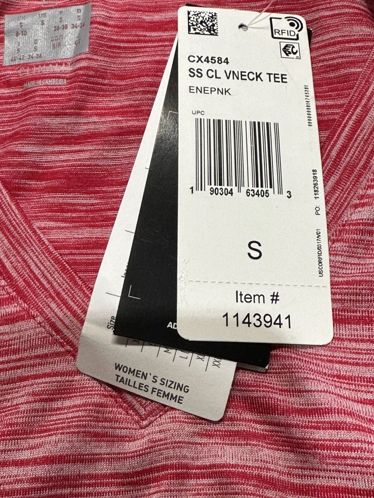 adidas Women's Ultimate Short Sleeve V-Neck Tee 