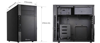 Silverstone Precision PS07B MicroATX Mini Tower Case / Computer Case