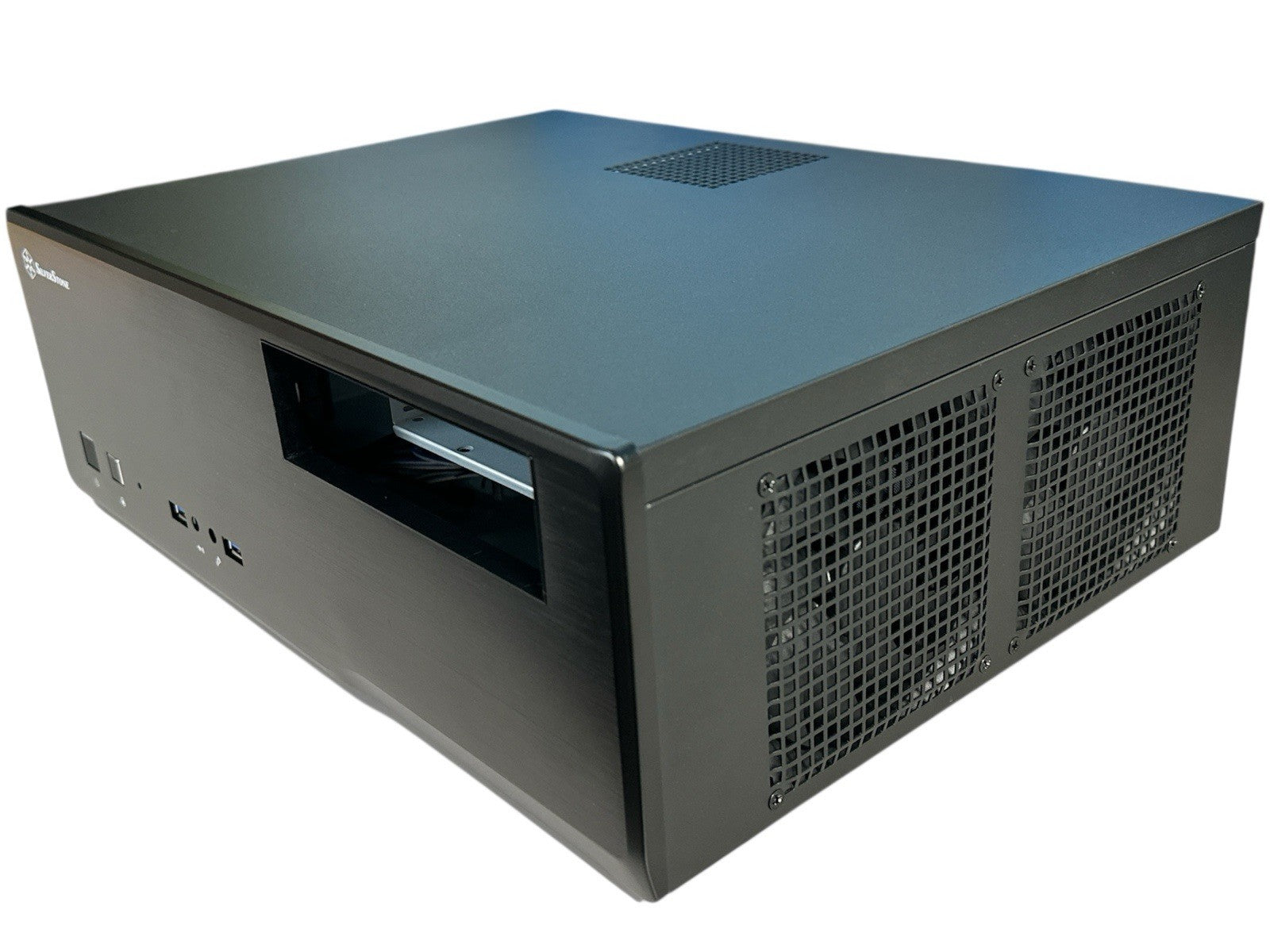 Silverstone SST-GD05B-3.0-USA USB3.0 Aluminum/Steel Micro ATX HTPC Comuter Case