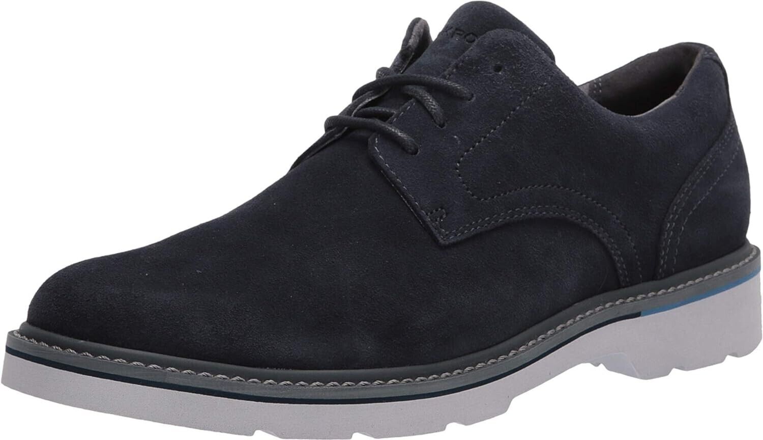 Rockport Men's Charlee Plain Toe Oxfords, Navy, Size 7.5 M