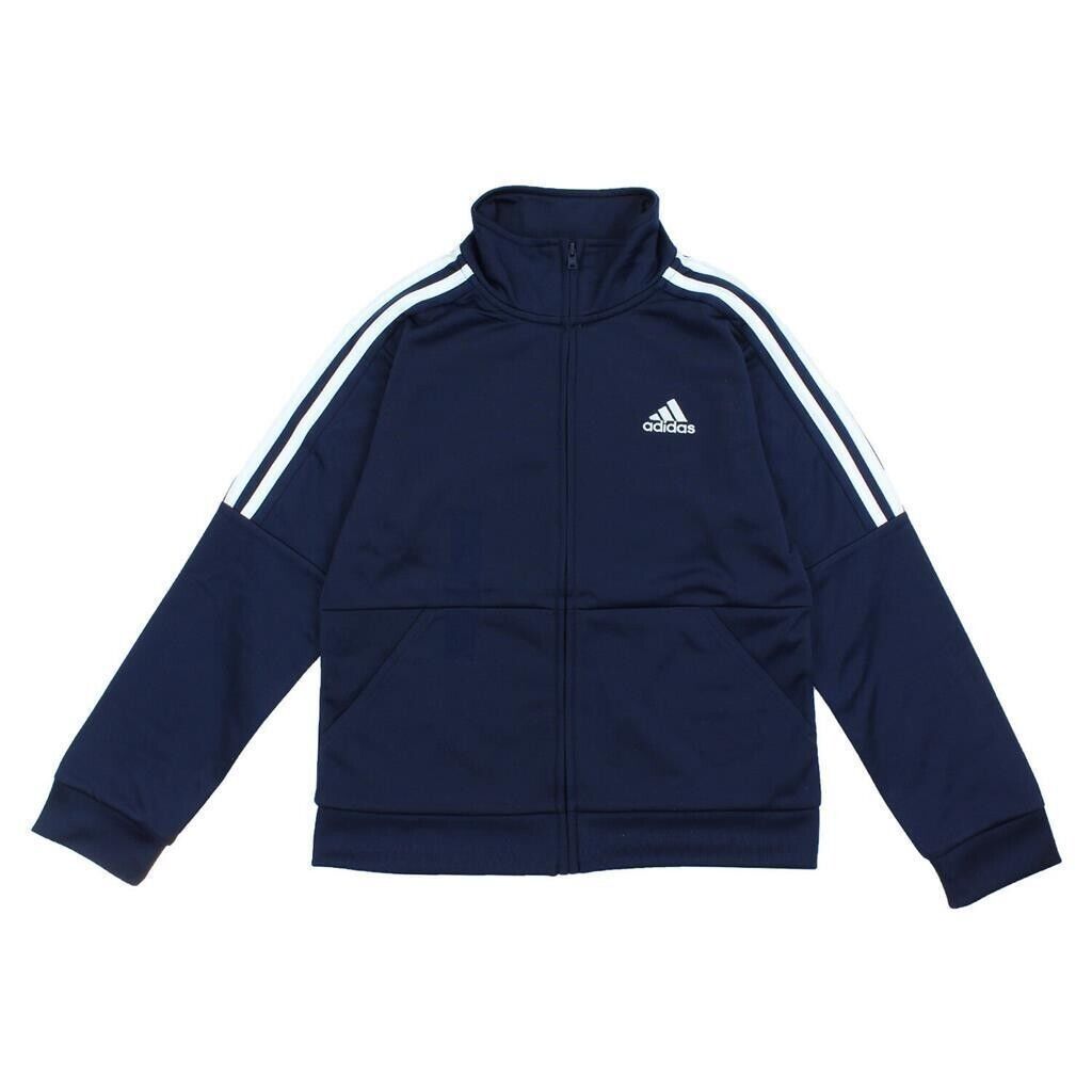 Adidas Boys Iconic Track Jacket, NAVY, Small- (8)
