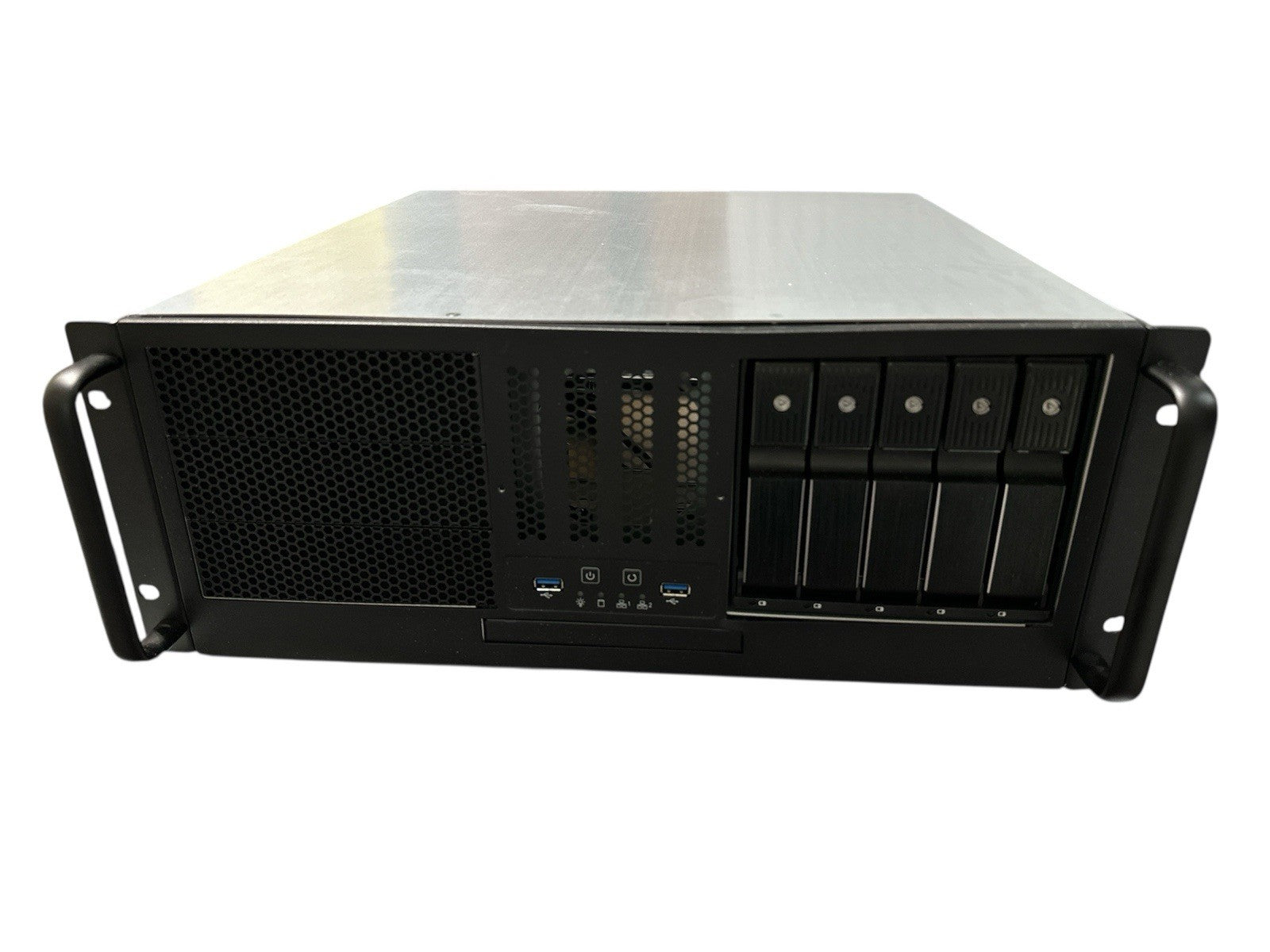 SilverStone RM41-H08 4U Rackmount Server Case w/ 5 Hot-Swap & 3 x 5.25 Bays